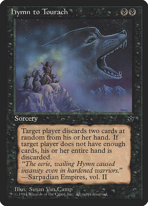Hymn to Tourach — Fallen Empires 38a