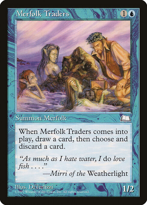 Mercadores Tritões — Weatherlight 43