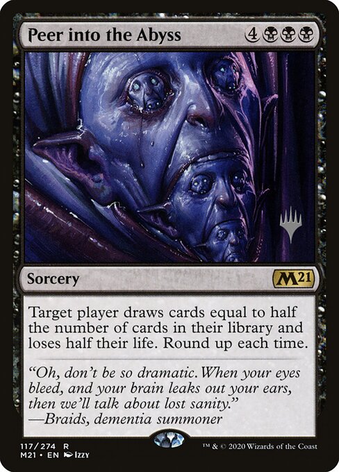 Perscrutar o Abismo — Core Set 2021 Promos 117p