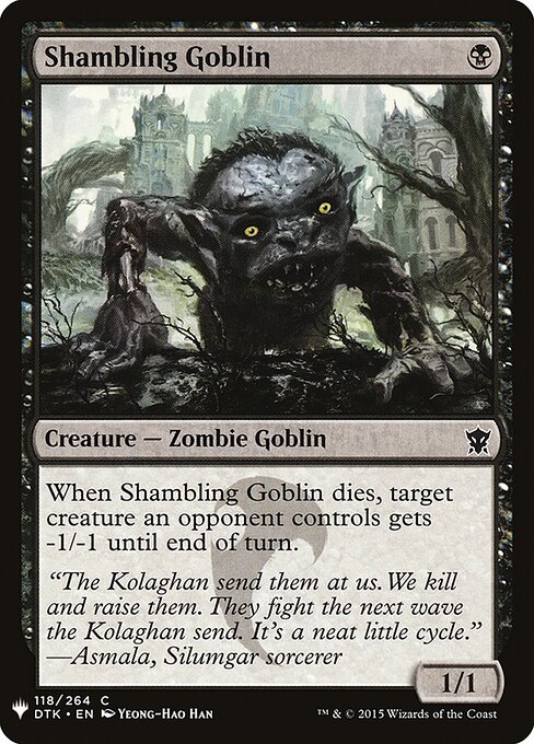 Goblin Trôpego — The List DTK-118