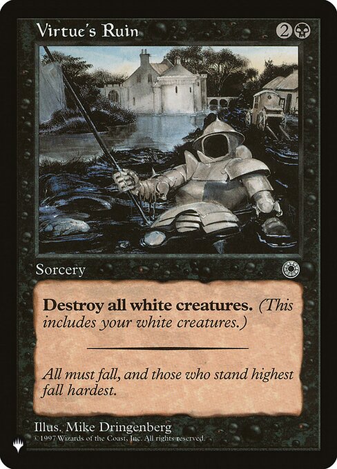 Virtue's Ruin — The List POR-116