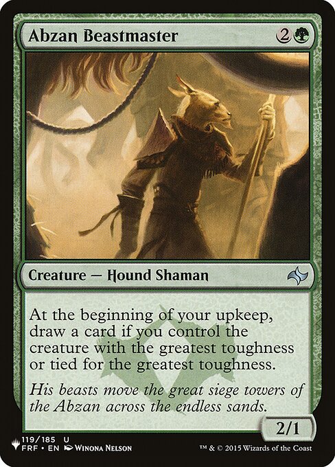 Mestre das Feras Abzan — The List FRF-119