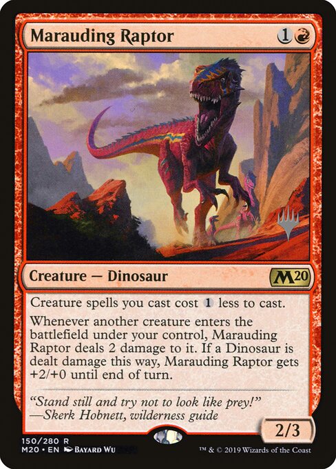 Raptor Saqueador — Core Set 2020 Promos 150p