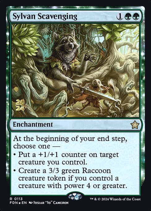 Sylvan Scavenging — Foundations Promos 113s