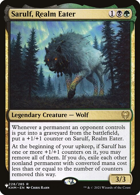 Sarulf, Devorador de Reinos — The List KHM-228