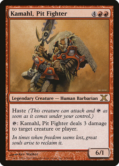 Kamahl, Lutador da Liça — Tenth Edition 214