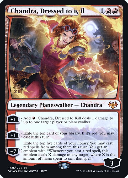 Chandra, Vestida para Matar — Innistrad: Crimson Vow Promos 149s