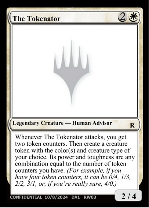 The Tokenator — Unknown Event RW03g