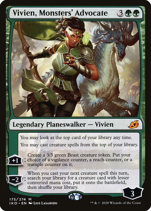 Vivien, Protetora dos Monstros — Ikoria: Lair of Behemoths Promos 175p