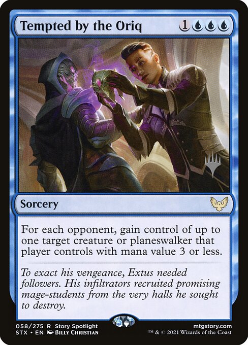 Tentado pelo Oriq — Strixhaven: School of Mages Promos 58p