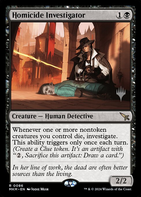 Investigadora de Homicídios — Murders at Karlov Manor Promos 86p