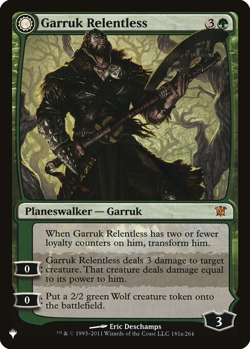 Garruk Relentless — The List ISD-181