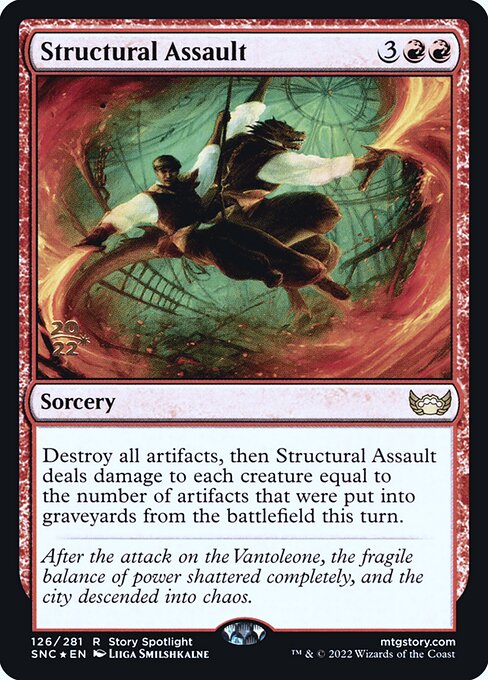 Assalto Estrutural — Streets of New Capenna Promos 126s