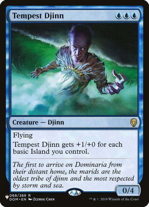 Gênio da Tempestade — The List DOM-68