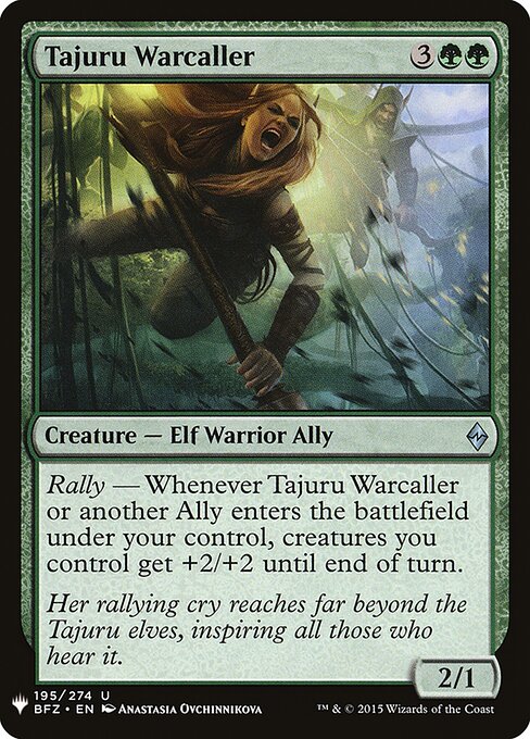 Invocador de Guerra Tajuru — The List BFZ-195