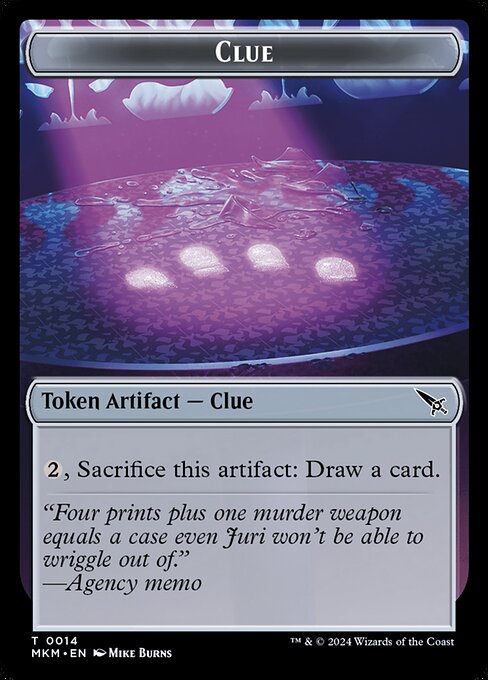 Clue — Murders at Karlov Manor Tokens 14