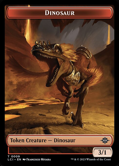 Dinosaur — The Lost Caverns of Ixalan Tokens 9