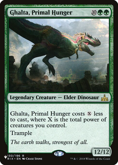 Ghalta, Fome Primordial — The List RIX-130