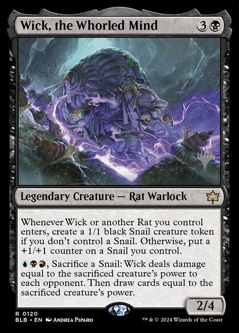 Wick, the Whorled Mind — Bloomburrow Promos 120p