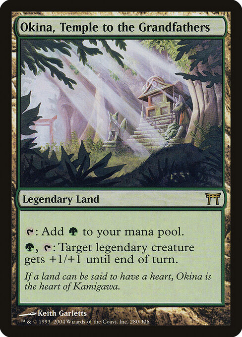 Okina, Templo dos Avós — Champions of Kamigawa 280