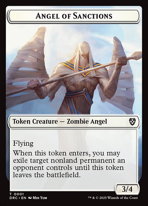 Angel of Sanctions — Aetherdrift Commander Tokens 1