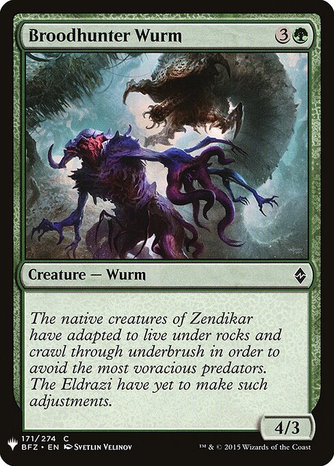 Vorme Caçador da Prole — The List BFZ-171