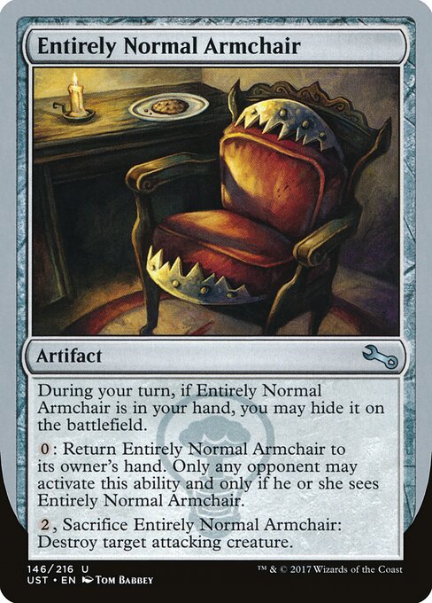 Entirely Normal Armchair — Unstable 146