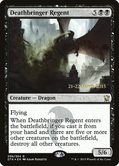 Regente da Morte Iminente — Dragons of Tarkir Promos 96s