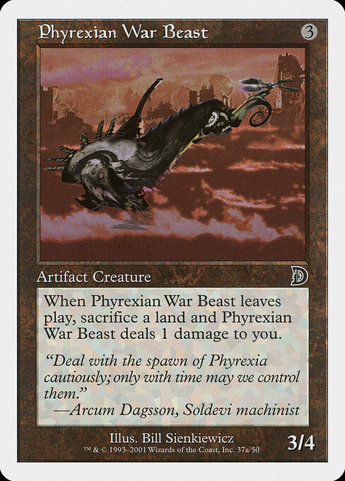 Besta de Guerra Phyrexiana — Deckmasters 37a
