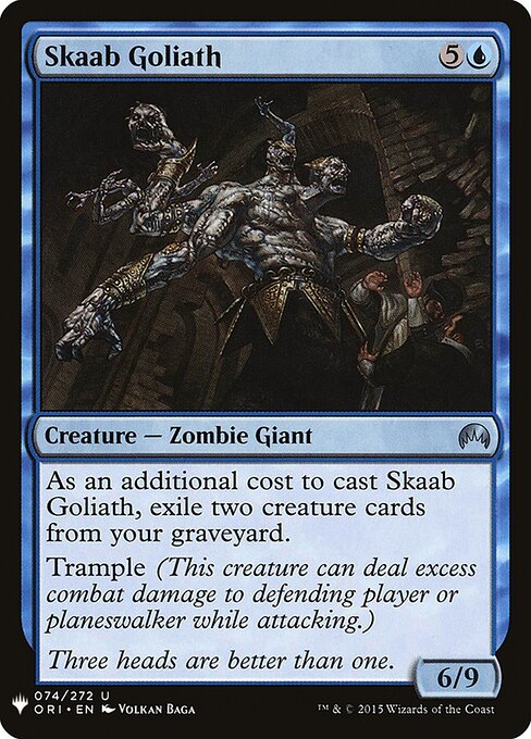Golias Skaab — The List ORI-74