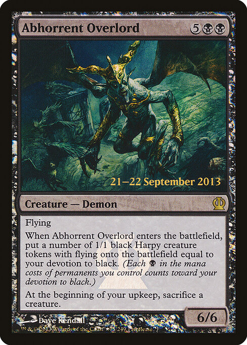 Soberano Abominável — Theros Promos 75★