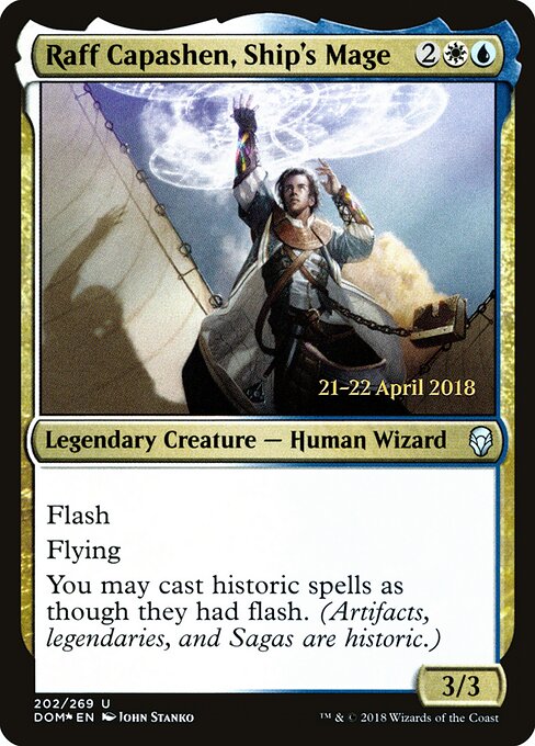 Raff Capasheno, Mago de Bordo — Dominaria Promos 202s