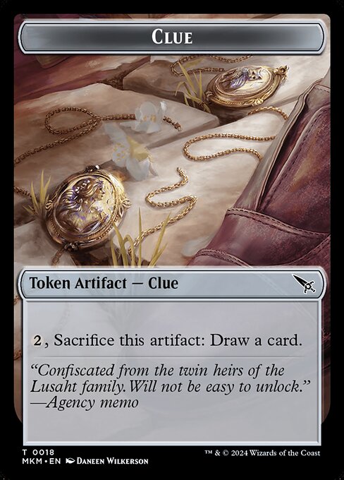 Clue — Murders at Karlov Manor Tokens 18