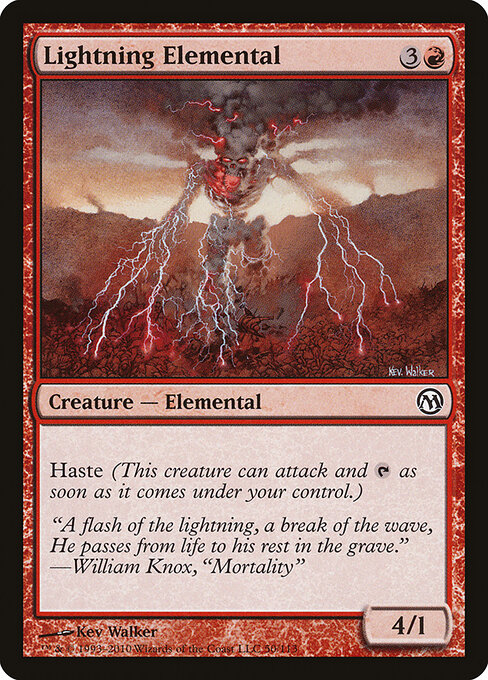Elemental do Relâmpago — Duels of the Planeswalkers 50