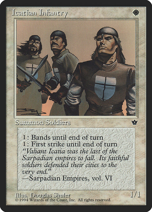 Icatian Infantry — Fallen Empires 7c