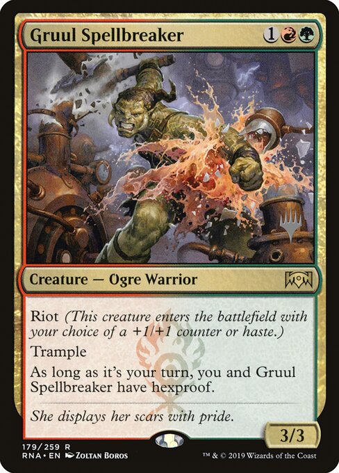 Quebra-mágicas Gruul — Ravnica Allegiance Promos 179p