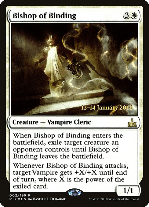 Bispo do Aprisionamento — Rivals of Ixalan Promos 2s