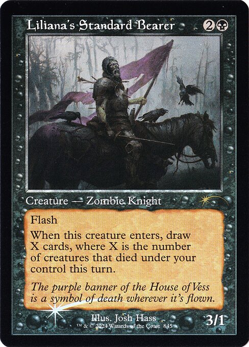 Porta-estandarte de Liliana — Secret Lair Drop 845