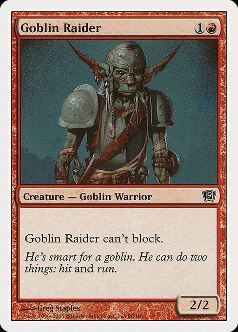 Goblin Salteador — Ninth Edition S8