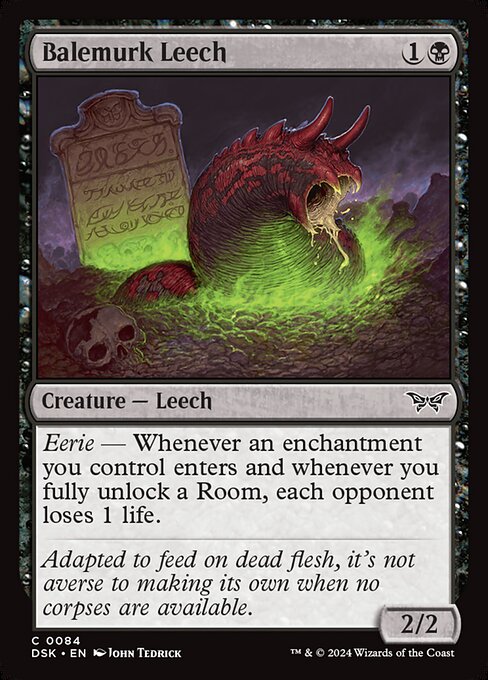 Balemurk Leech — Duskmourn: House of Horror 84