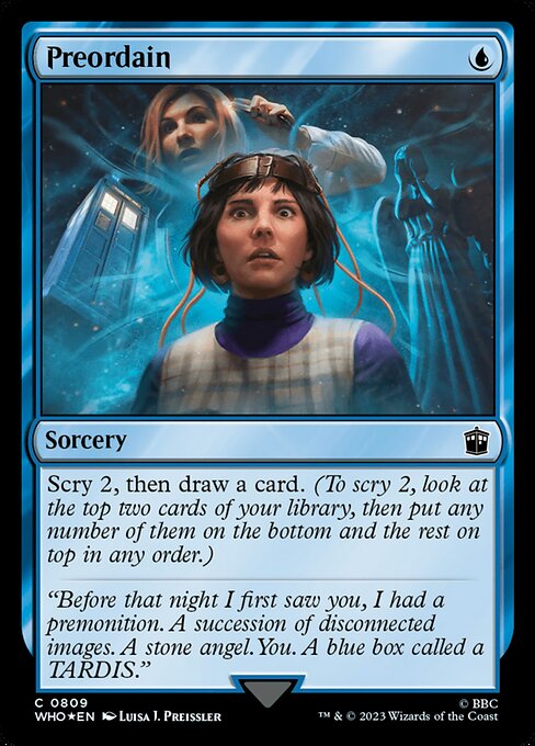 Preordenar — Doctor Who 809