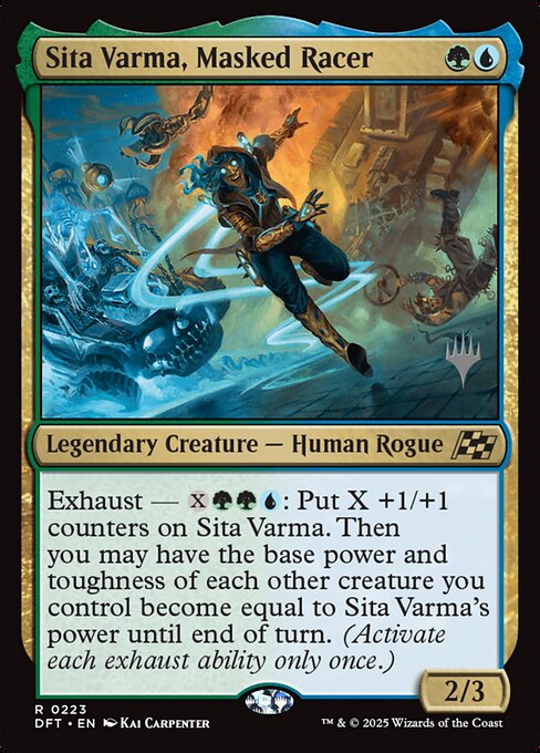 Sita Varma, Masked Racer — Aetherdrift Promos 223p