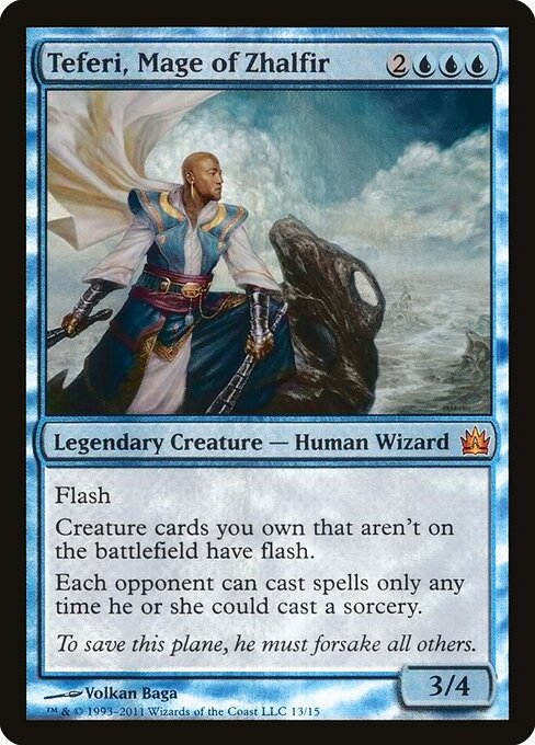 Teferi, Mago de Zhalfir — From the Vault: Legends 13