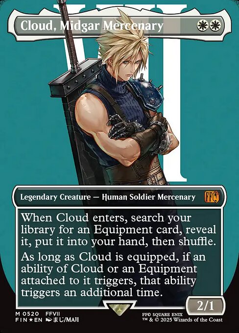 Cloud, Midgar Mercenary — Final Fantasy 520
