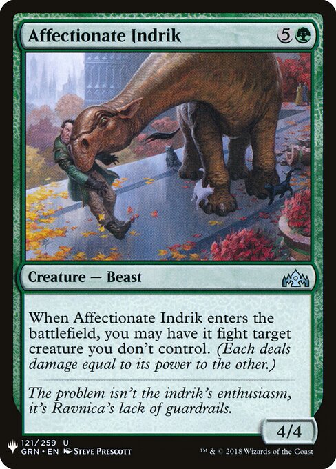 Indrik Afetuoso — The List GRN-121