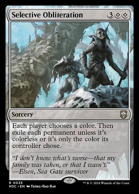 Selective Obliteration — Modern Horizons 3 Commander 35
