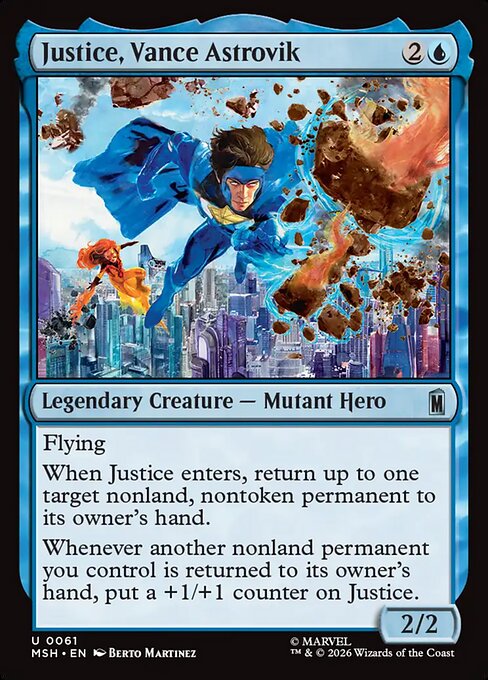 Justice, Vance Astrovik — Marvel Super Heroes 61