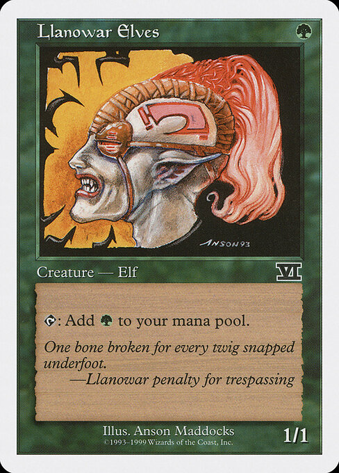 Elfos de Llanowar — Battle Royale Box Set 39