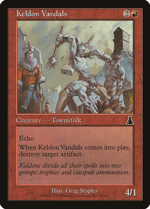 Vândalos Keldonianos — Urza's Destiny 91