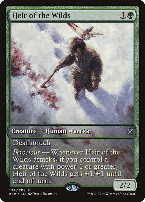Herdeiro do Mundo Selvagem — Khans of Tarkir Promos 134
